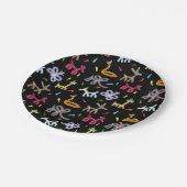 Balloon Animals Kids Birthday Party Theme Pappteller (Schrägansicht)