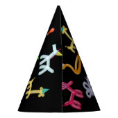 Balloon Animals Kids Birthday Party Theme Partyhütchen (Rückseite)