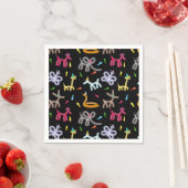 Balloon Animals Kids Birthday Party Theme Serviette (Beispiel)