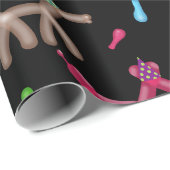 Balloon Animals Kids Party Theme Geschenkpapier (Rolleneckpunkt)