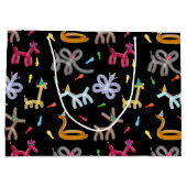 Balloon Animals Kids Party Theme Große Geschenktüte (Rückseite)