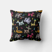 Balloon Animals Kids Party Theme Kissen (Rückseite)