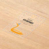 Balloon Animals Snake Kids Birthday Party Theme Acryleinladungen (Ablage )