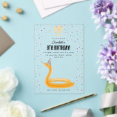 Balloon Animals Snake Kids Birthday Party Theme Acryleinladungen (In Situ (Hochzeit))