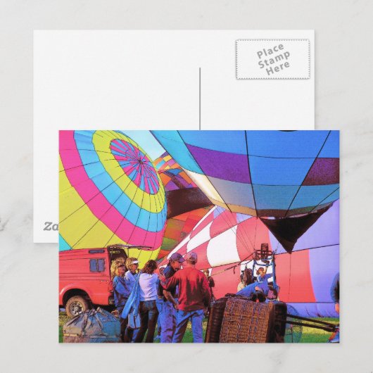 Balloon Art 5 Postkarte (Vorne/Hinten)