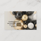 Balloon Artist Arch Designer Party Planer Visitenkarte (Rückseite)