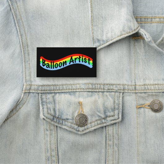Balloon Artist Name Abzeichen Namensschild (Beispiel)