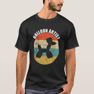 Balloon Artist Retro Vintag Balloon Animal Balloo T-Shirt