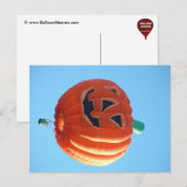 Balloon Autum ist in der Nähe Postkarte (Vorne/Hinten)