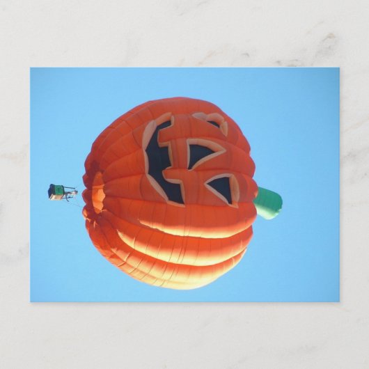 Balloon Autum ist in der Nähe Postkarte (Vorderseite)