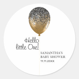 Balloon Baby Shower Celebration Runder Aufkleber