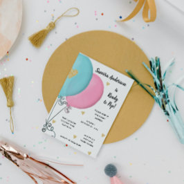 Balloon Baby Shower Einladung