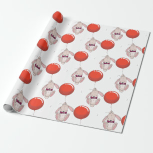 Balloon Baby Showpapier Geschenkpapier