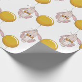 Balloon Baby Showpapier Geschenkpapier (Ecke)