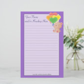 Balloon Bar Stationery Briefpapier (Stehend Vorderseite)