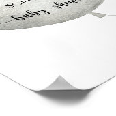 Balloon Bear Willkommen Poster (Ecke)