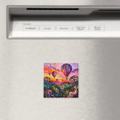 Balloon bei Sonnenaufgang 1 Magnet (In Situ (Geschirrspüler))