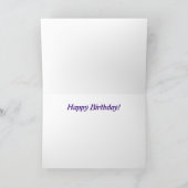 Balloon Birthday Card Karte (Innenseite)