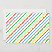 Balloon Birthday Einladung für klassisches Party (Rückseite)