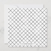 Balloon Birthday Einladung - Orange (Rückseite)