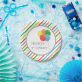 Balloon Birthday Paper Tellers Party Supplies Pappteller (Party)