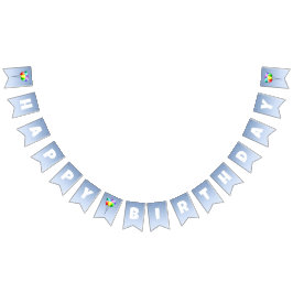 Balloon Birthday Party Wimpelkette