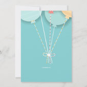 Balloon Bouquet 2 Einladung (Rückseite)