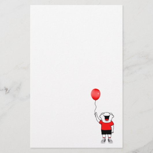 Balloon Boy Briefpapier (Vorderseite)