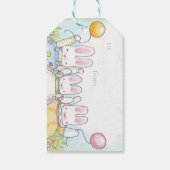 Balloon Bunny gift tag Geschenkanhänger (Rückseite)