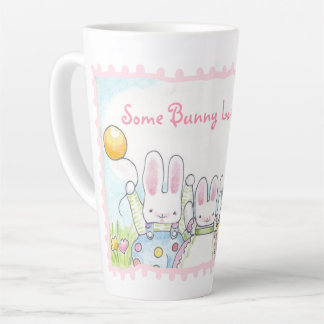Balloon Bunny Tall Latte Tasse