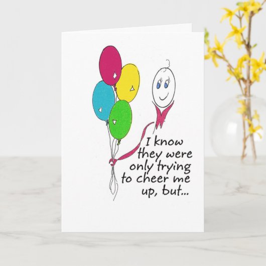 BALLOON CHEMO KARTE (Gelbe Blume)