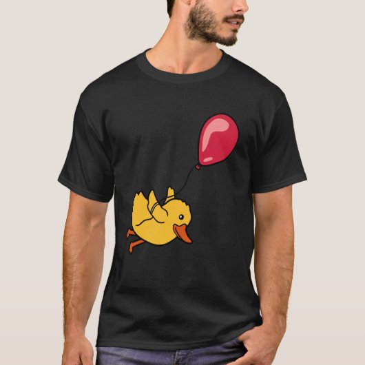 Balloon Chick Flies Away T-Shirt (Vorderseite)