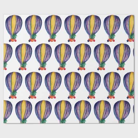 Balloon Christmas Tree Geschenkpapier (Flach)