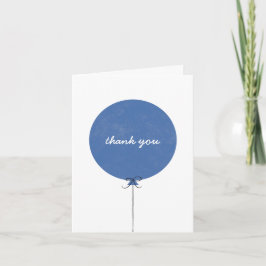 Balloon Danke Card - Cobalt