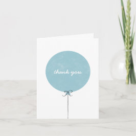 Balloon Danke Card - Sky