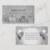 Balloon Decor Event Planner Visitenkarte (Vorne/Hinten)