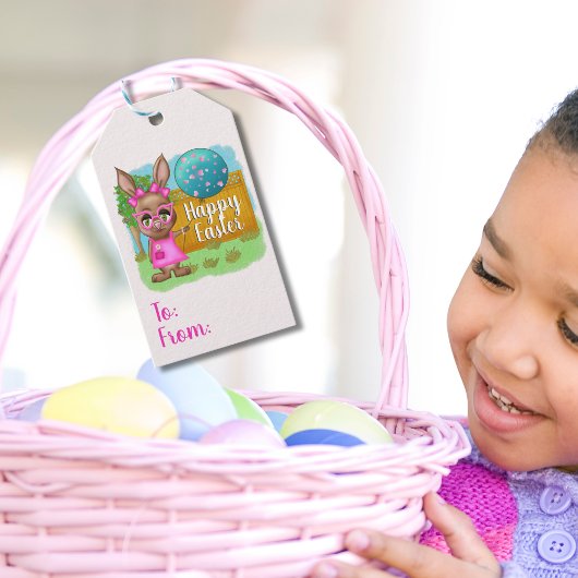 Balloon Diva Bunny Oaster Geschenkanhänger