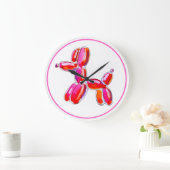 Balloon Dog Große Wanduhr (Zuhause)