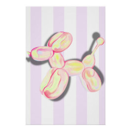 Balloon Dog Kinderzimmer Poster