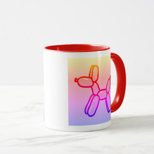 Balloon Dog Tasse (VorderseiteRechts)