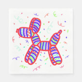 Balloon Dogs Party Serviette (Vorderseite)