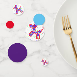 Balloon Dogs Party Table Confetti Konfetti