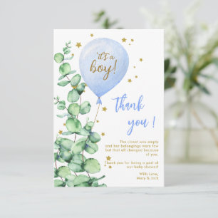 Balloon Es ist eine Baby-Dusche. Danke