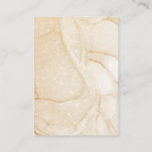 Balloon Eucalyptus Gold Baby Möchten gut Begleitkarte (Rückseite)