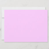 Balloon Festooned Pink Zuckerguss Birthday Cake Einladung (Rückseite)