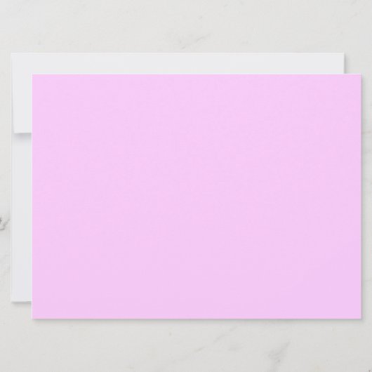 Balloon Festooned Pink Zuckerguss Birthday Cake Einladung (Rückseite)