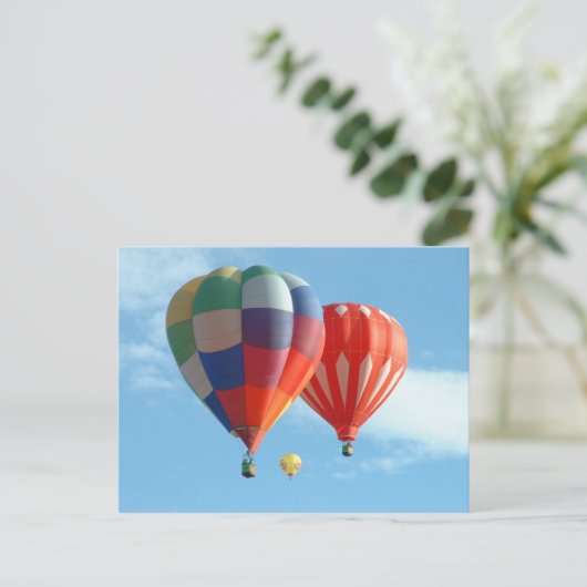 Balloon fiesta postkarte (Stehend Vorderseite)