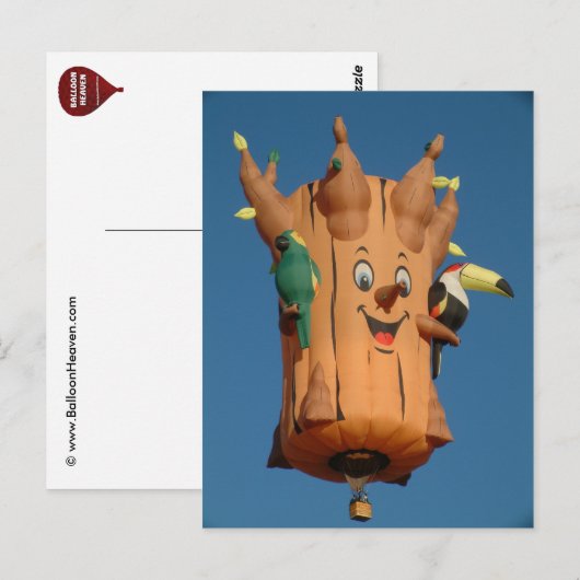 Balloon Fiesta Postkarte (Vorne/Hinten)