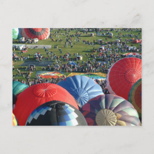 Balloon fiesta postkarte