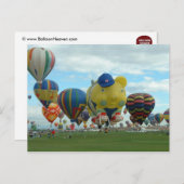 Balloon fiesta postkarte (Vorne/Hinten)